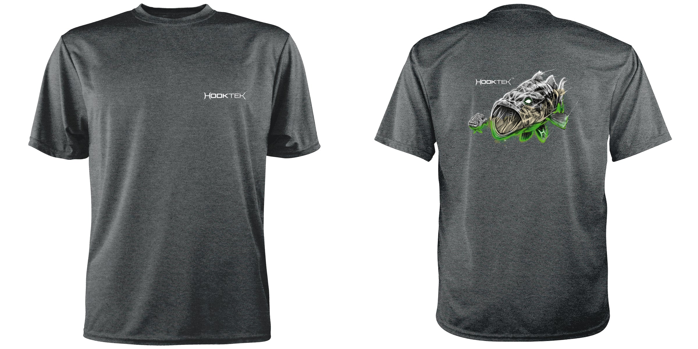 Largemouth Bass T-Shirt Heathered Charcoal / S